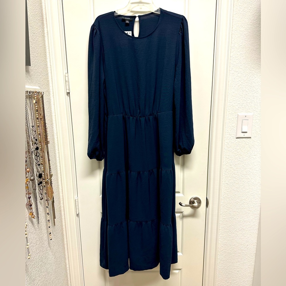 Navy Blue Alfani Dress, NWT, size 14